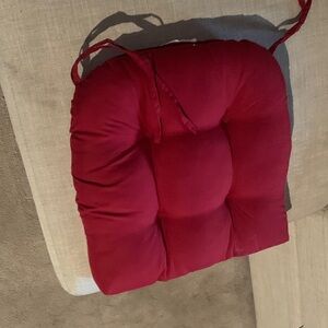 Red Cushion Seat Pad